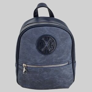 CXL by Christian Lacroix Marley PU Denim Backpack Indigo Denim Adjustable Straps
